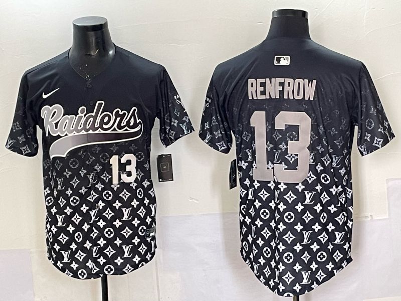 Men 2025 Oakland Raiders #13 Renfrow black Nike Limited NFL Jersey style 034